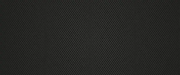 Vector illustration of Mesh black pattern. Seamless vector abstract light background.