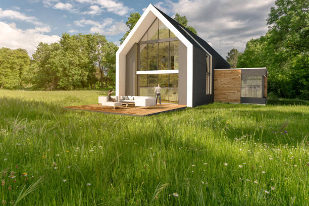 istock Contemporary mansion in the country 1286710347