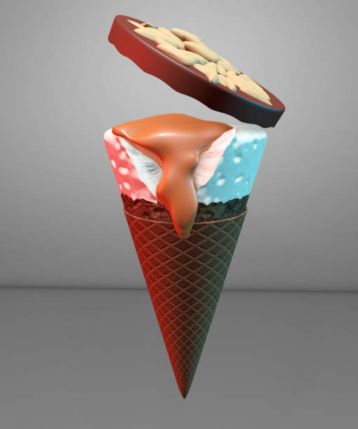 istock ice cream cone ice cream chocolate colors 1286711881