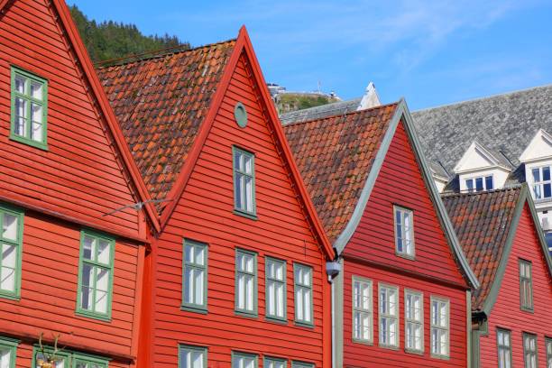 istock Bergen, Norway - Bryggen street 1286717490