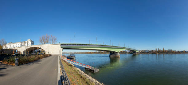 Kennedy bridge in Bonn crossing the river rhine