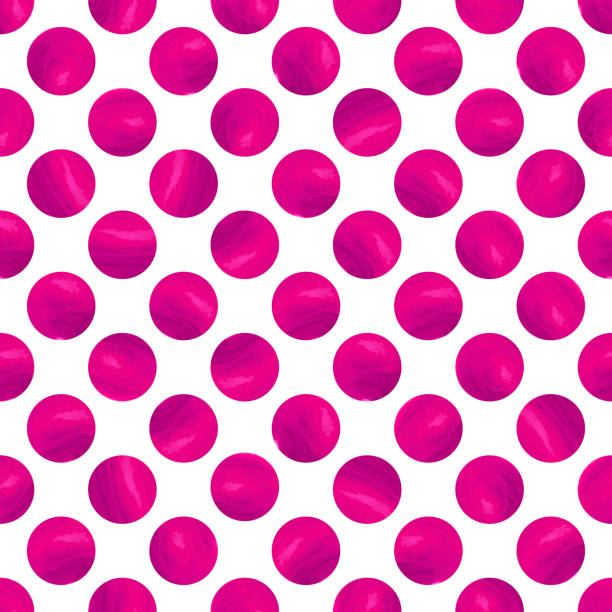 istock Abstract fashion grunge polka dots background. White seamless pattern with pink textured circles. Template design for invitation, poster, card, flyer, banner, textile, fabric. Halftone card. 1286724644