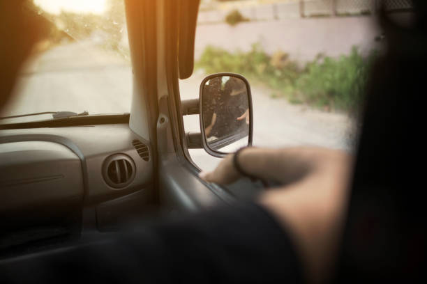 istock Middle eastern man  car on country road 1286725791