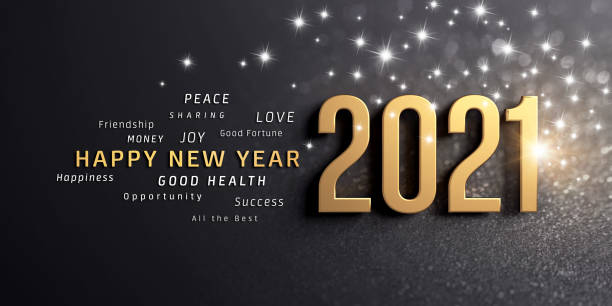 istock Happy New Year 2021 Greeting Card 1286727594
