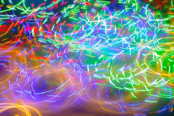 istock Freeze light photo. Abstract futuristic, neon pattern background in wave shape. 1286727818