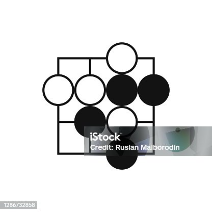 istock Go game icon vector. Trendy flat go game icon from sport collection isolated on white background. 1286732858