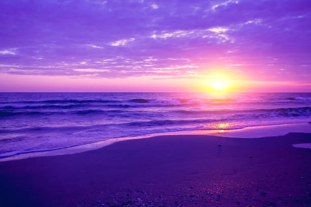 istock Early morning. Sunrise over the sea 1286737140
