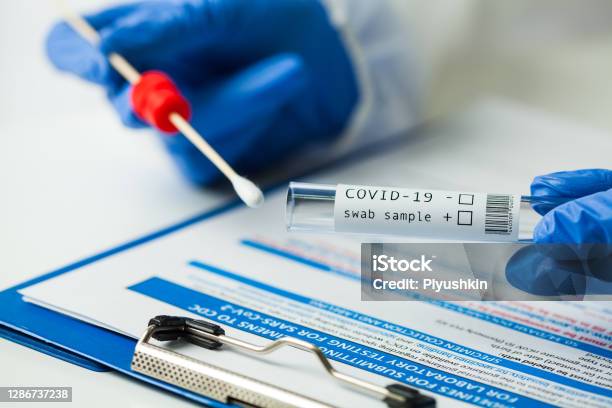 Coronavirus Pcr Test Stock Photo - Download Image Now - Coronavirus, Medical Test, Examining