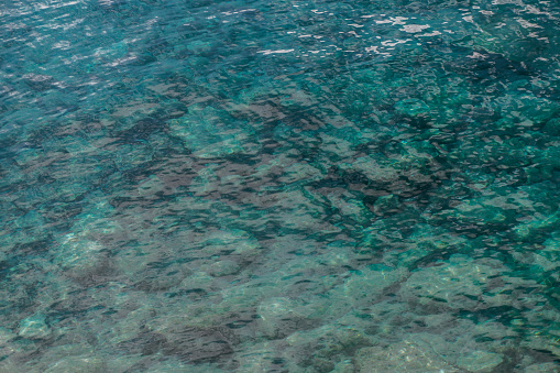 Flat Lay Clear Sea Surface
