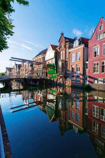 istock Houses along a Canal in Alkmaar 1286739481