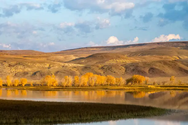 Photo of The altai mountains. landscape of nature on the Altai mountains and in the gorges between the mountains.