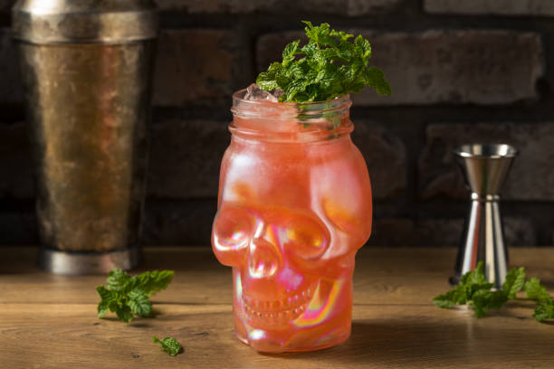 istock Refreshing Boozy Zombie Tiki Cocktail 1286744660