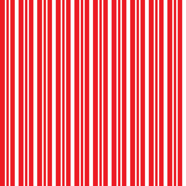 Cute Candy Cane Seamless Pattern Vector illustration of Red and white striped candy cane seamless pattern. candy cane striped stock illustrations