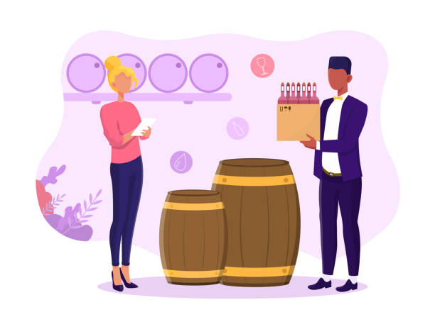 ilustrações de stock, clip art, desenhos animados e ícones de manager is accounting alcohol - action alcohol alcoholism bar