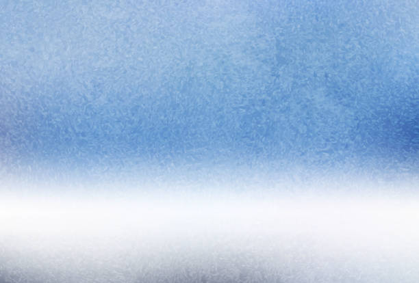 illustrazioni stock, clip art, cartoni animati e icone di tendenza di sfondo invernale blu. sfondo natalizio congelato. - window frost frozen ice