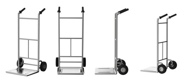 istock Set of hand trucks 1286778588