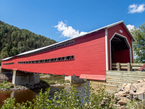 istock de Routhierville bridge, Municipality of Routhierville, Bas-St-Laurent, Quebec, Canada. 1286781498