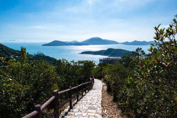 istock Hiking trail in Hong Kong 1286784339