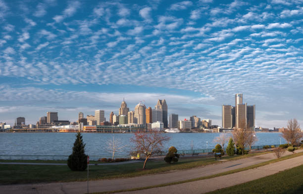 istock Detroit, Michigan - Skyline View From Windsor, Ontario 1286788191