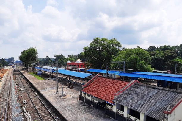 istock an old railway station at the village 1286790608