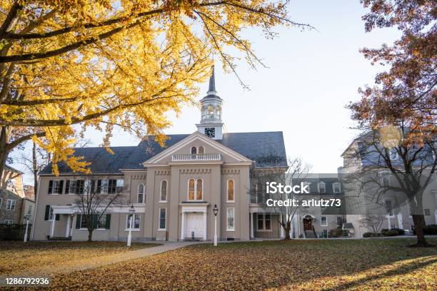 Lititz Moravian Church Stock Photo - Download Image Now - Lititz, Church, American Culture