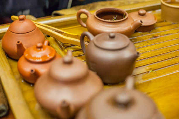 istock Traditional Chinese Clay Teapots 1286796606