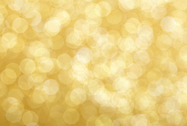 istock Bright round light bokeh vivid champagne color 1286807386