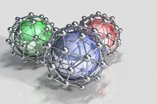 Molecule. 3D concept.