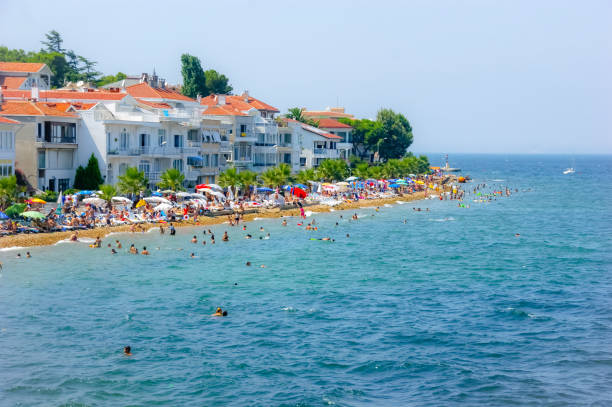 istock public beach and people swimming 1286820956