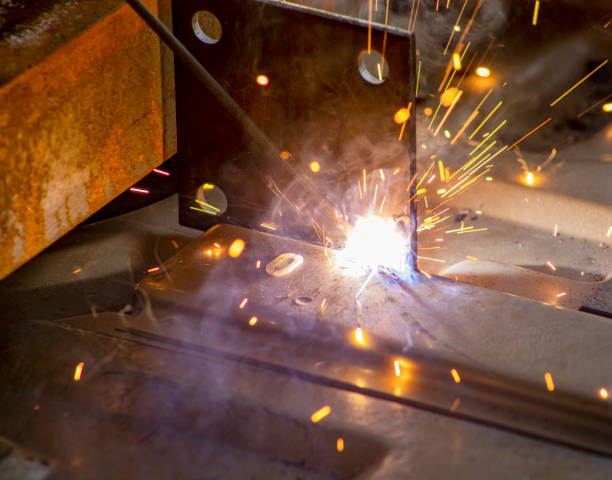 istock Close-up image of Arc Welding 1286821696