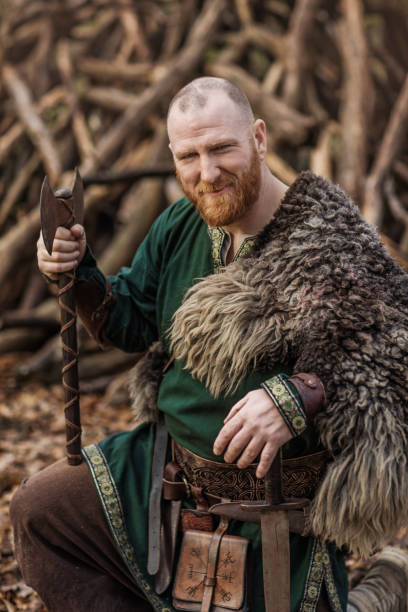 istock An individual viking warrior soldier in the forest 1286829956