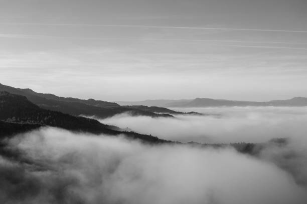 istock Montserrat mountain in Catalonia, Spain, BW. 1286832463