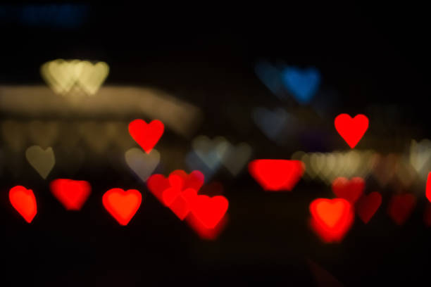 istock Romantic multicolor heart bokeh abstract valentine background 1286834812