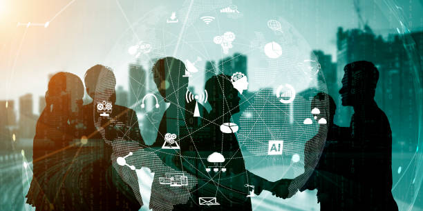istock People network and international communication concept. 1286838674