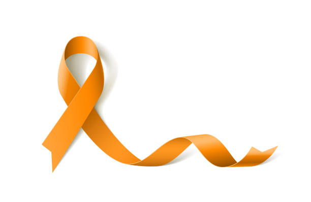 Orange Ribbon Stock Illustration - Download Image Now - Orange Color, Ribbon  - Sewing Item, June - iStock