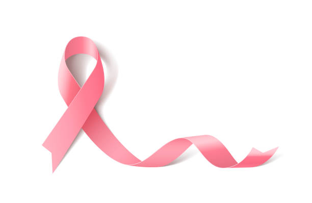 Pink Ribbon vector art illustration