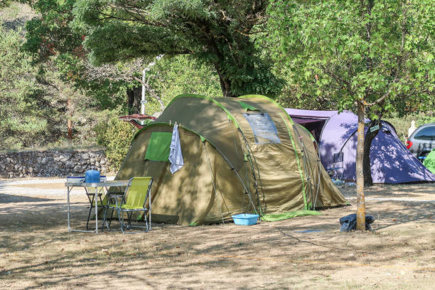 istock Tent on a sunny day on a camping site 1286843019