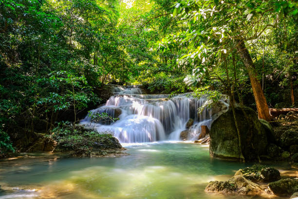 istock Erawan Waterfall Floor 1 in National Park, Thailand 1286846666