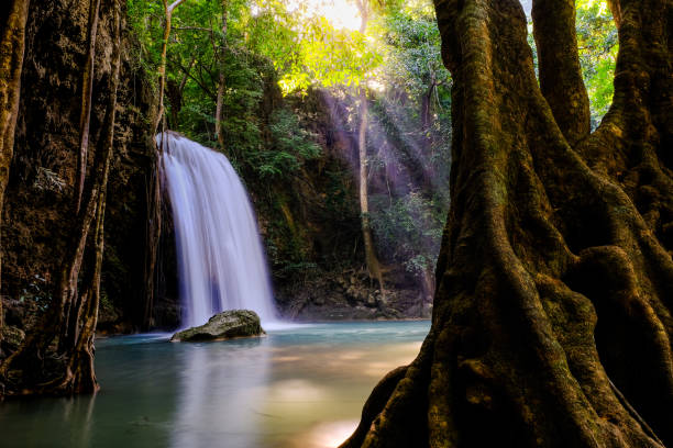 istock Erawan Waterfall Floor 3 in National Park, Thailand 1286846671