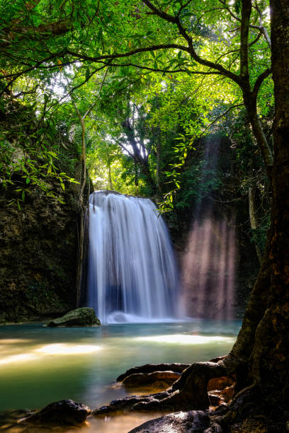 istock Erawan Waterfall Floor 3 in National Park, Thailand 1286846736