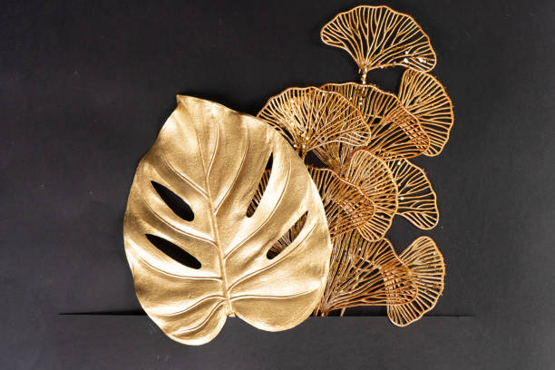 istock Golden tropial leaves 1286847743