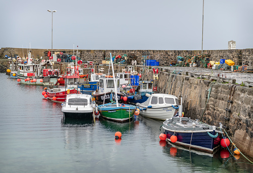 Rosehearty Harbour, Aberdeenshire, Scotland  - Sept 19 2018