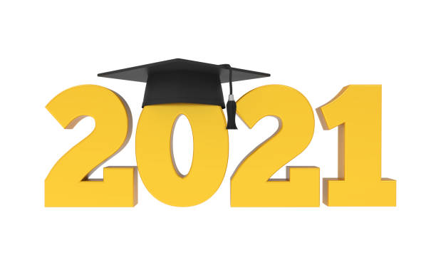 2021 畢業帽隔離 - 2021 插圖 個照片及圖片檔