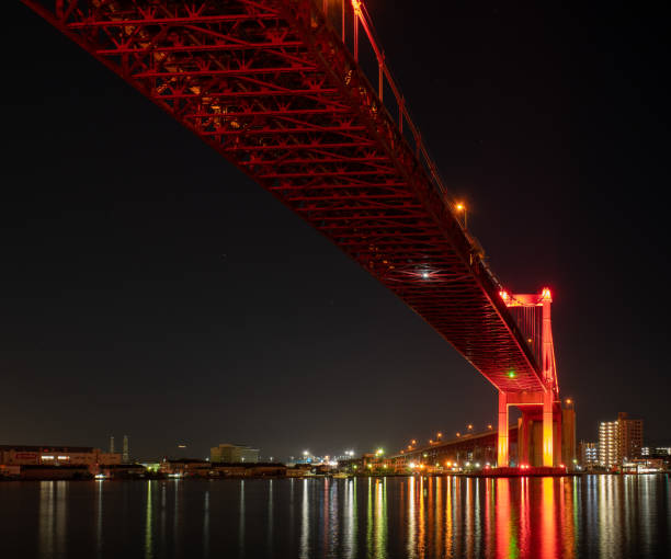 istock Scenery of Wakato Ohashi in Kitakyushu 1286852472