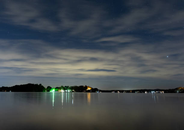 istock Stars above Lake Tillery with cloud cover 1286854313
