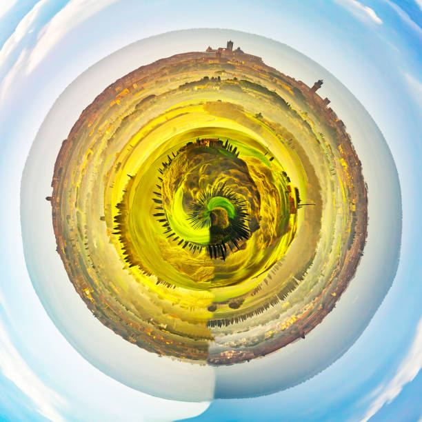 istock tiny planet. little world. Tuscan countryside 1286858293