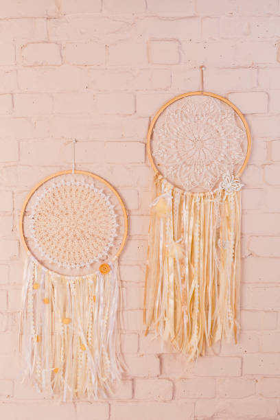 istock Closeup of two decorative dreamcatchers 1286863034