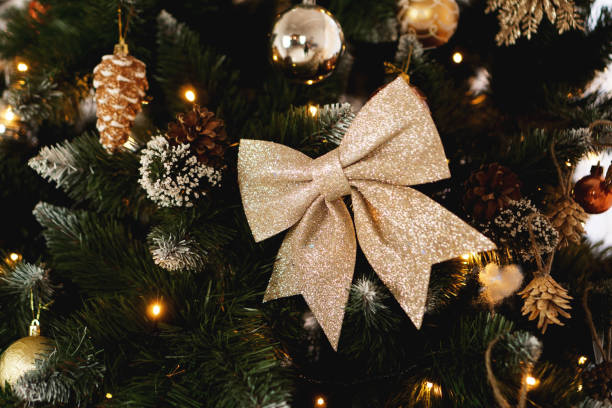 istock Christmas decorations, Christmas tree, gifts, new year 1286863171