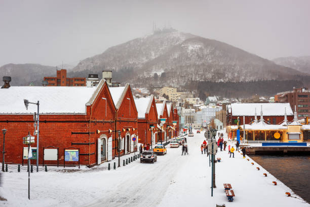 istock Warehouse District of Hakodate, Hokkaido, Japan 1286869751