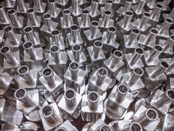 istock Aluminium parts background 1286870025